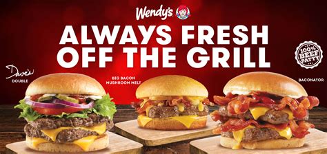Burgers – Wendy's Philippines.